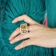 anillo corazones de melocotón