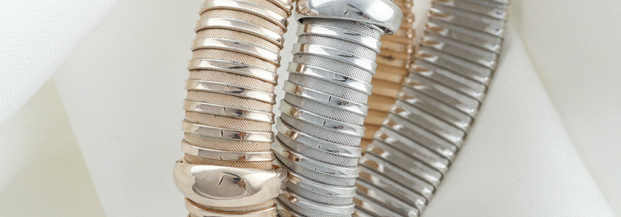 brazalete articulado plata
