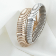 brazalete articulado plata